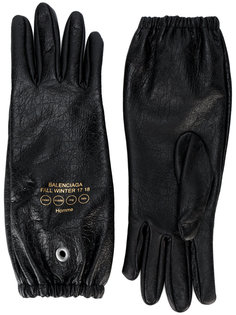 перчатки из кожи ягненка Balenciaga