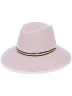 шляпа с бляшкой Maison Michel