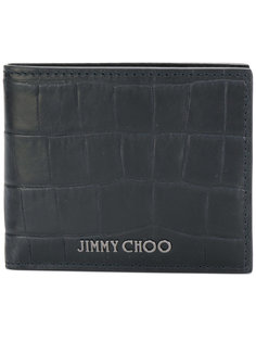 бумажник с эффектом крокодиловой кожи Jimmy Choo