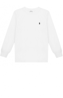 Хлопковый свитшот с логотипом бренда Polo Ralph Lauren