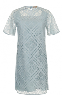 Кружевное мини-платье прямого кроя Burberry