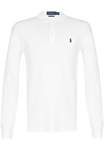 Хлопковое поло с длинными рукавами Polo Ralph Lauren