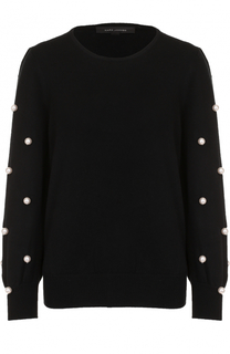 Пуловер из смеси шерсти и кашемира с декором Marc Jacobs