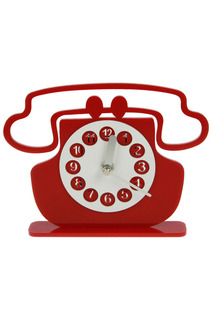 Часы настольные "Телефон" Русские подарки