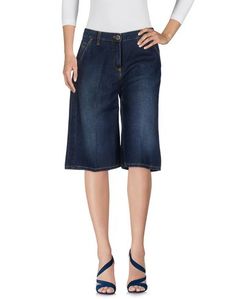 Джинсовые брюки-капри Elisabetta Franchi Jeans