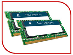 Модуль памяти Corsair Mac DDR3 SO-DIMM 1333MHz PC3-10600 - 16Gb KIT (2x8Gb) CMSA16GX3M2A1333C9