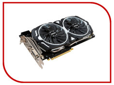 Видеокарта MSI GeForce GTX 1080 1657Mhz PCI-E 3.0 8192Mb 10010Mhz 256 bit DVI HDMI DP HDCP GTX 1080 ARMOR 8G OC