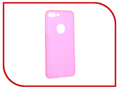 Аксессуар Чехол Krutoff Silicone для iPhone 7 Plus Pink 11832