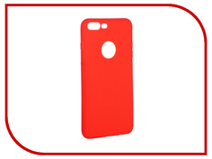 Аксессуар Чехол Krutoff Silicone для iPhone 7 Plus Red 11831