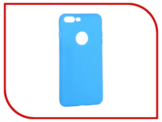 Аксессуар Чехол Krutoff Silicone для iPhone 7 Plus Light Blue 11835