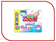 Подгузники Goo.N Ultra Jumbo Pack 0-5кг 114шт 4902011851793 Goon.