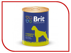 Корм Brit говядина и сердце 850g для собак 9297 Brit*