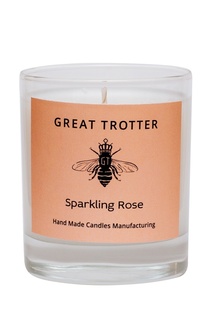 Ароматическая свеча Sparkling Rose, 300 г Great Trotter