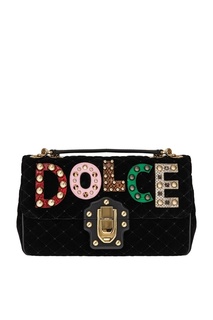 Бархатная сумка Lucia Dolce&;Gabbana