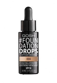 Тональный крем Gosh Gosh! Foundation Drops увлажняющий, 30 мл, 004 натуральный