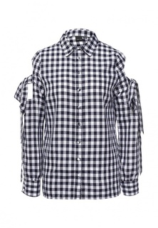 Рубашка LOST INK ASYM BOW CHECK SHIRT