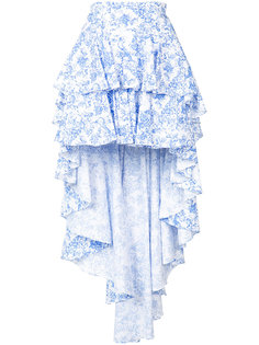 юбка с удлиненной задней панелью Caroline Constas