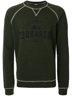 толстовка с принтом логотипа Dsquared2