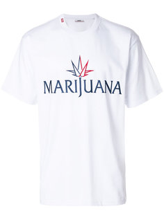 футболка с принтом Marijuana Gcds