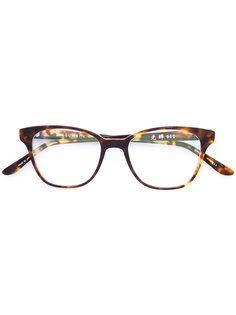 square shaped glasses Masunaga