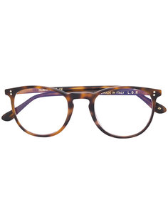 tortoiseshell round glasses L.G.R