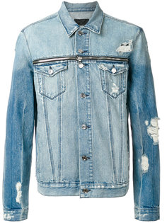 джинсовая куртка с рваными деталями Rta