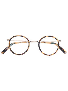 tortoiseshell round glasses Masunaga