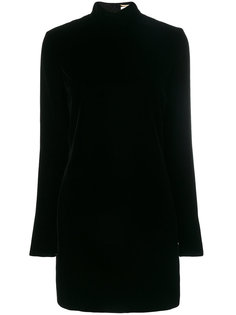 платье шифт с открытой спиной  Saint Laurent