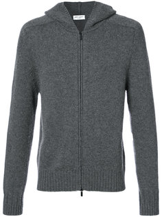 knitted zip hoodie Saint Laurent