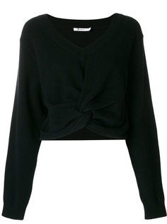 свитер с перекрученной деталью спереди T By Alexander Wang