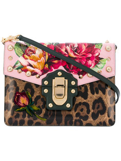 Lucia floral leopard print bag Dolce & Gabbana