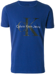 футболка с принтом-логотипом Calvin Klein