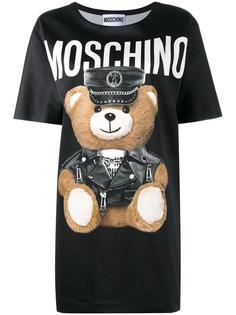 платье-футболка с принтом "teddy bear " Moschino