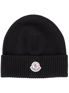 classic knitted beanie hat Moncler