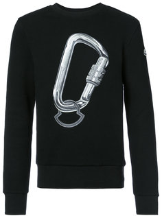 свитер с принтом Moncler