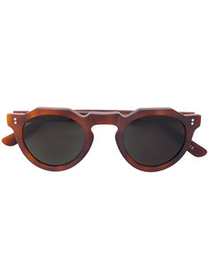 round framed sunglasses Lesca