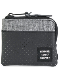 перфорированный кошелек на круговой молнии Herschel Supply Co.