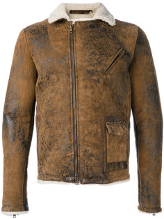 furry interior jacket Salvatore Santoro