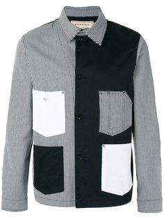 куртка с контрастными панелями Maison Kitsuné