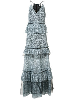 длинное платье Brianna с цветочным узором Zac Zac Posen