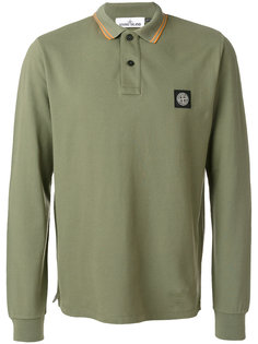 футболка-поло с длинными рукавами Stone Island