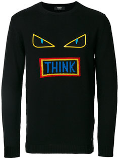 свитер с круглым вырезом Fendi