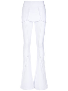panelled flared trousers Andrea Bogosian