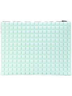 textured clutch bag No Ka Oi