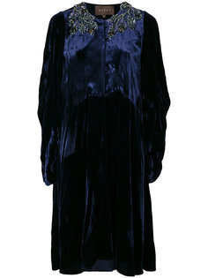 embellished velvet dress Biyan