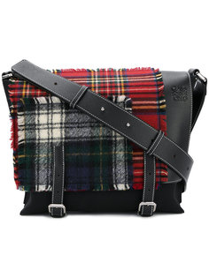 Milit tartan messenger bag Loewe