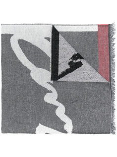 шарф с миксом орнаментов Kenzo