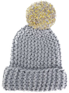 pom pom beanie  Semicouture