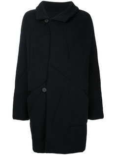 объемное пальто с асимметричной застежкой Oyuna