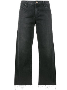 Cropped Jeans with Distressed Hem Simon Miller